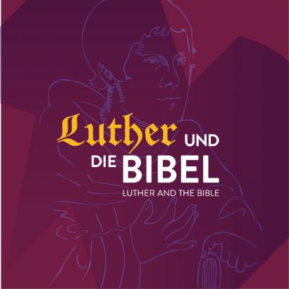 Grafik: Luther und die Bibel, Dauerausstellung im Lutherhaus Eisenach